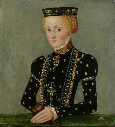 Katarzyna Jagiellonka van Polen, c.1553-56 door Lucas Cranach the Younger